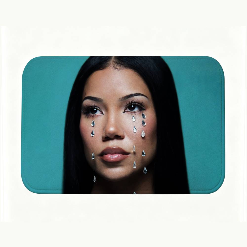 Singer J-Jhene A-Aiko Soft Comfortable Short Plush Rug Carpet mat Anti‑Slip Floor Mat Machine Washable Home Decor