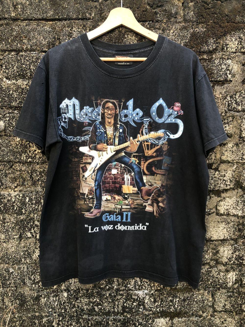 Vintage Mago De Oz Metal Band Black Short Sleeve Unisex Shirt S-5XL XXL