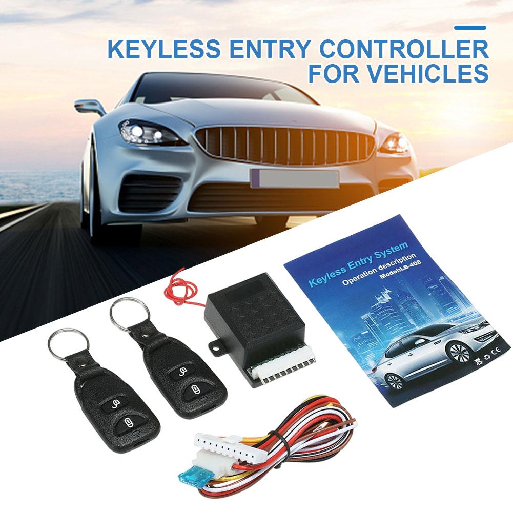 12V Vehicle Keyless Entry System Universal Auto Locking  Keyless Entry Kit Portable Car Auto Remote Switch Lock Kit China Mainland