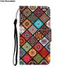 Painted Leather Case for Redmi Note 10 10S 11 11S Pro 5G 10C 8T Flip Wallet Card Slot Holder Phone Book Cover Flower Cat