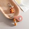 Stylish Original Bread Buckle Keychain Unique Creative Designs Sturdy Alloy Resin Materials for Backpack Decoration