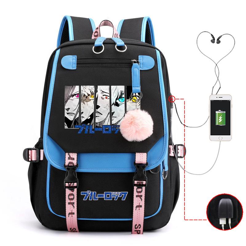 Blue Prison Anime Peripheral Ridge Backpack Seijiro Fashion Student School Bag Large Capacity