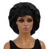 1PC Bowknot Lace Up Satin Bonnet Solid Color Elastic Sleeping Night Cap Lightweight Bath Cap Hair Bonnets For Women Girls Black Leopard Print