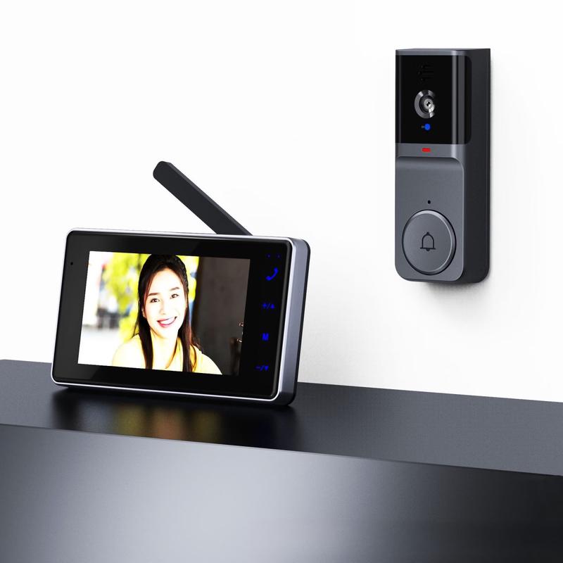 OLOEY Smart Wireless Video Doorbell with Screen (CN version)