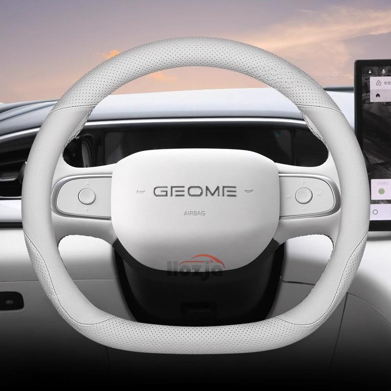 Leather Car Steering Wheel Cover for Geely Geome Geometry A C Steering Covers Steering Covers