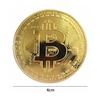 1 sztuka Kreatywny Pamiątkowy Pozłacany Moneta Bitcoin Fizyczny Złoty Kolekcjonerski Moneta BTC Kolekcja Sztuki Fizyczny Pamiątkowy Prezent