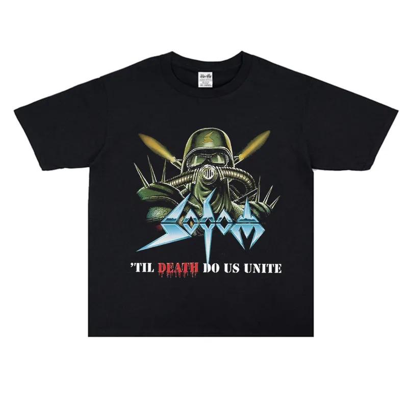 Rock Band Metal Band Print T-shirt Short Sleeve Loose Heavyweight Round Neck Graphic T Shirts  Tops