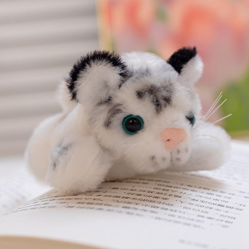 Cute Cute Little Tiger Refrigerator Sticker Plush Toy Doll Magnet Yellow Tiger Doll Children's Doll Doll