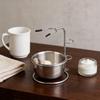 Mens Stainless Steel Razor Brush Holder And Soap Dish Shaving Set For Daily Grooming