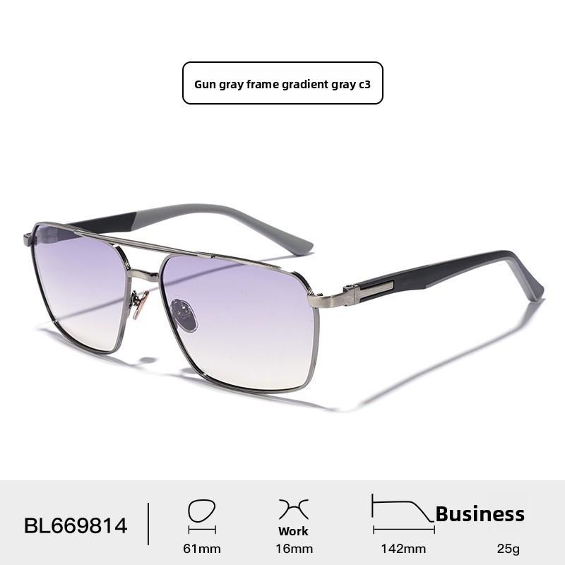 Vintage Metal Sunglasses With Polarized Protection For Fashion Trendsetters