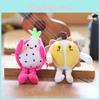 Plush Fruit Dragon Fruit Keychain With Super Soft Short Plush For Kids And Collectors