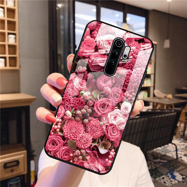 Protective Case For Xiaomi Redmi Note 8 Pro Case Tempered Glass Hard Funda For Xiaomi Redmi Note8 Pro Phone Cover Note 8pro Capa