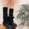 Fashionable Leg Warmer Sleeve Nylon Warm Foot Covers with Lovely Bows Suitable for All Ages