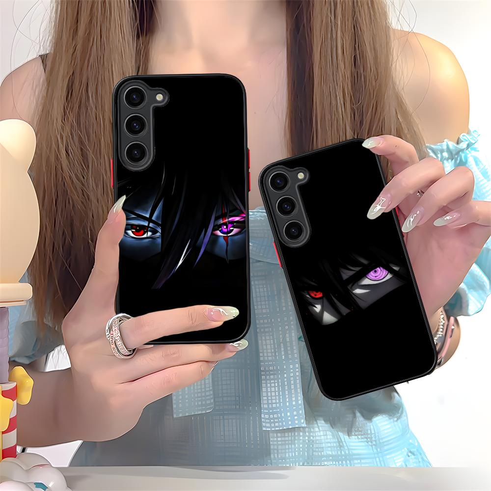 Anime Eyes Phone Case for Samsung Galaxy S26 S25 S24 S23 S22 S21 Plus FE Ultra Skin Feel Shockproof Cover