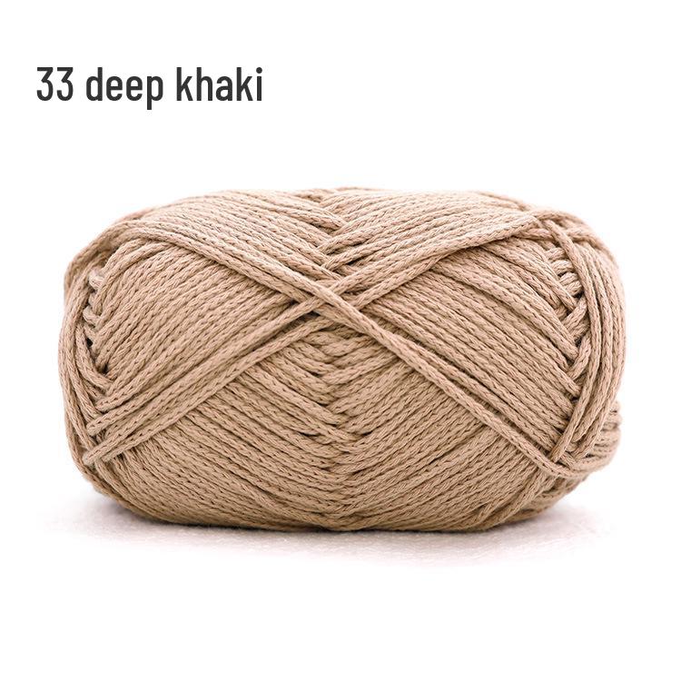 Xue Feier Suxin 2mm Round Hollow Pure Cotton Crochet Yarn for DIY Knitting