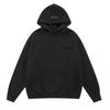 FEAR OF GOD ESSENTIALS Flocked Letter Hoodie Loose Fit Fleece Sweatshirt Men Women
