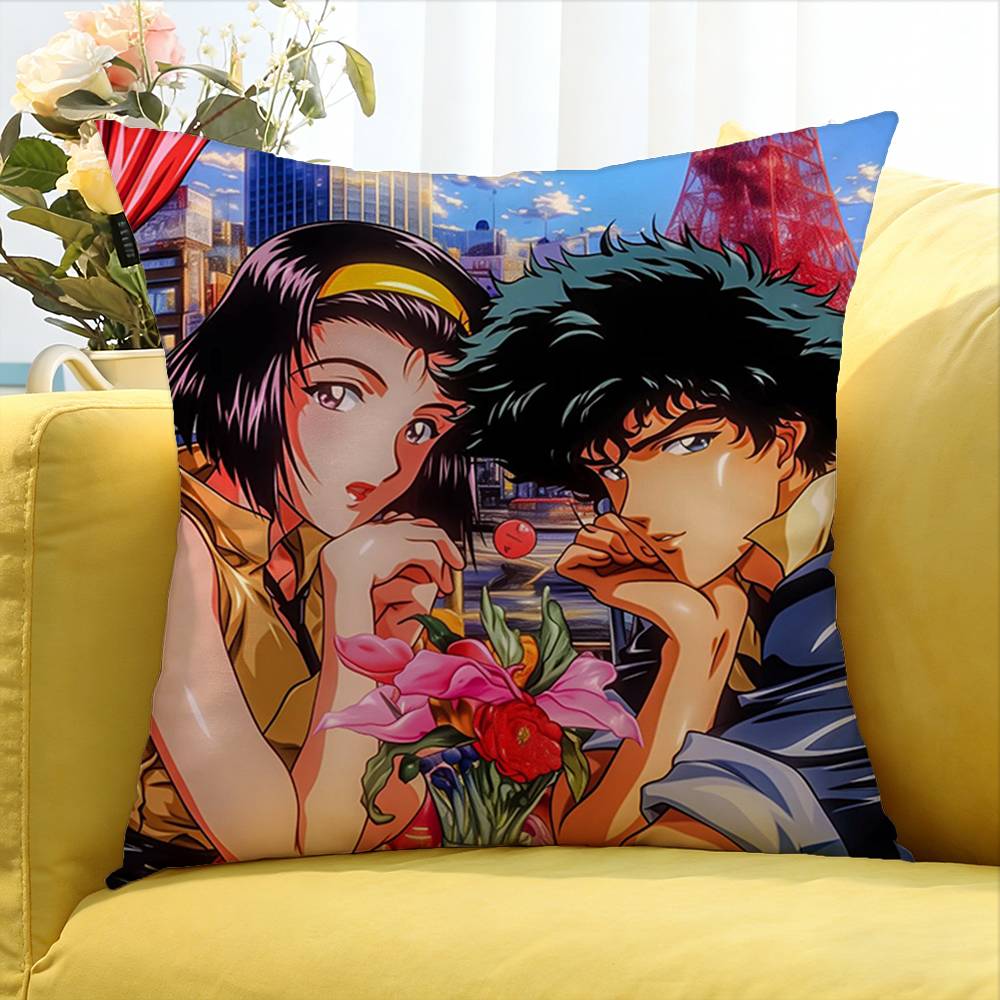 C-Cowboy Spike Bebop Spiegel World Various Sizes Square Pillow Case For Car Home Bedchamber Decor