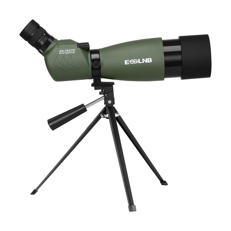 Wasserdichtes HD-Fernglas für Vogelbeobachtung 25-75X70 mit variablem Zoom für Ziel-, Landschafts- und Mondbeobachtung