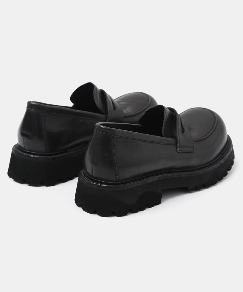 Wetheroad Wtrd2620 Hannibal Tumble Wash Heavy Loafers Black