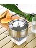 316 Stainless Steel Outdoor Camping Kettle for Tea Making