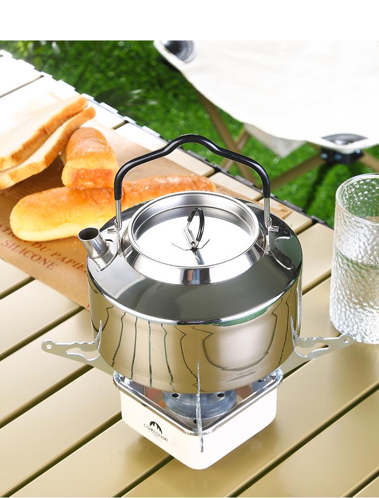 316 Stainless Steel Outdoor Camping Kettle for Tea Making