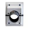 Split Cover Wall Sleeve Kit for AC Line Set Easy Install Wall Penetration Cover for Indoor Outdoor Air Conditioner Systems HVAC Line-Set Cover