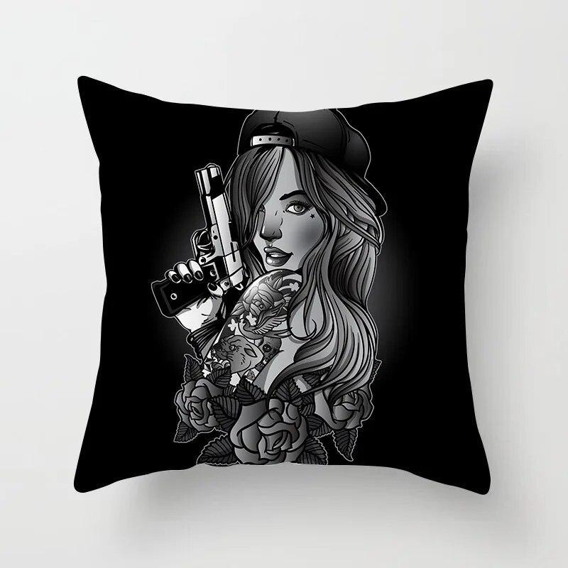 Kissenbezug Mode Damen Kissenbezug Heimdeko Pfirsichhaut Parfüm Sofa