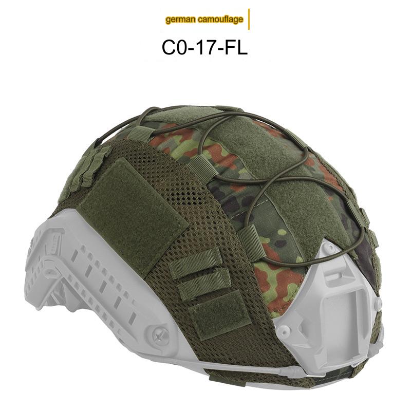 1 PC Multicam Tactical Helmet Cover for Fast MH PJ BJ OPS-Core Helmets Fast Helmet Protector Elasticated Cord with Elastic Cord