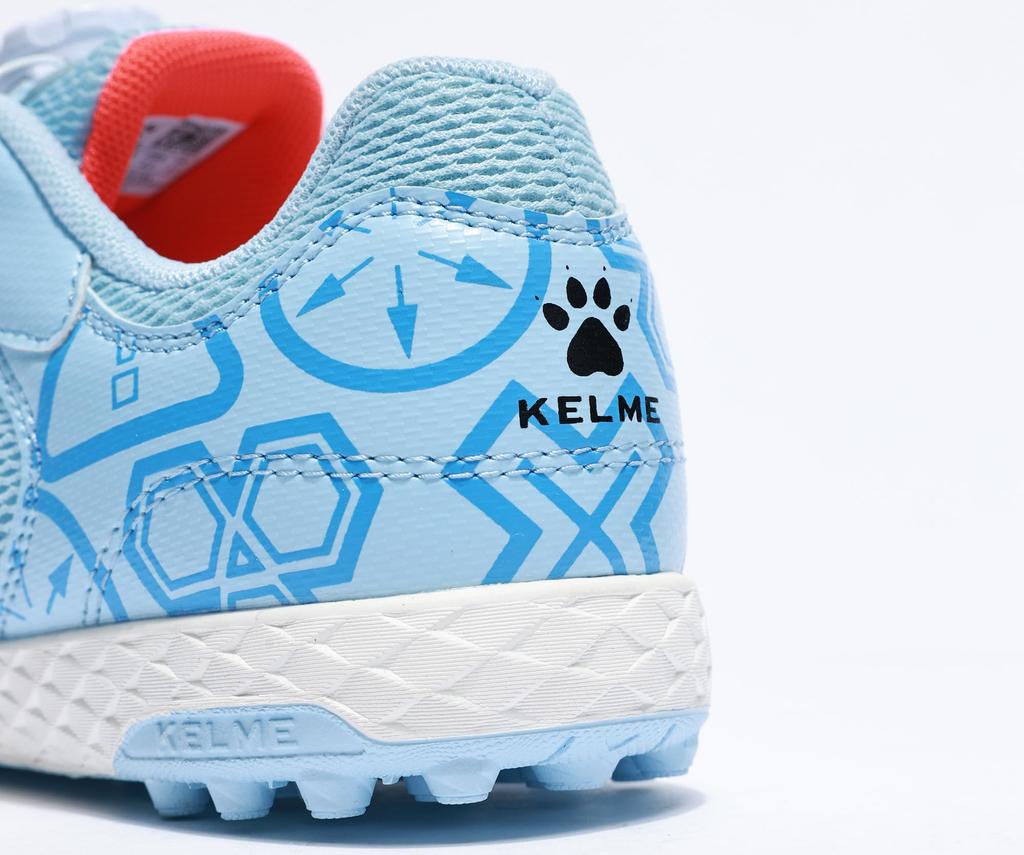 Kelme MG Soccer Artificial Turf Lightweight Fit Heel Integrated Tongue for a Secure Fit Size Japanese Shoe Men's/Junior Cleats, Compatible, Design,