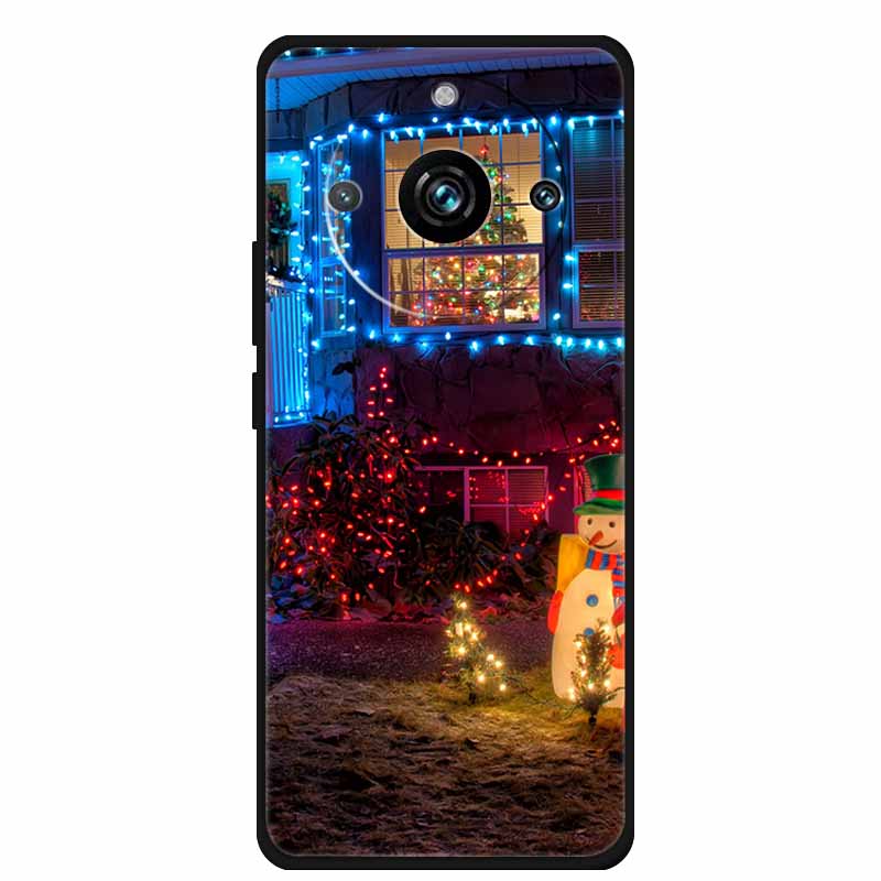 2024 Christmas Phone Cases For Realme 11 Pro Plus Case Soft TPU Silicone For Realme 11 Pro RMX3771 Shockproof Cover Bumper Funda