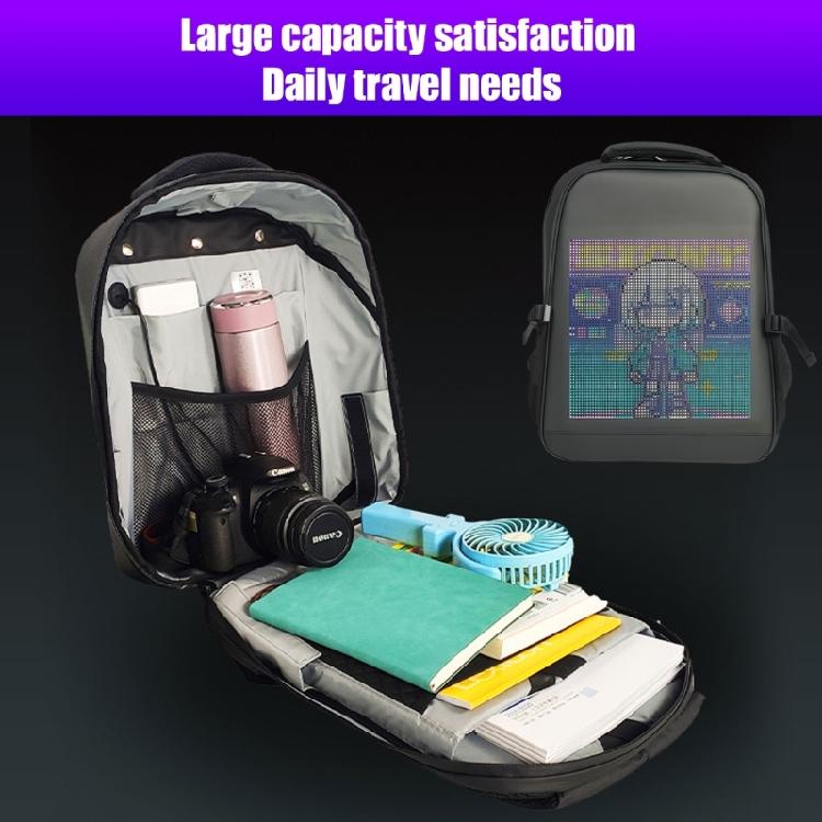 Led Backpacks Multifunctional Laptop Backpacks Motorcycle Backpacks with Led Display Fashion DIY Backpacks for Daily