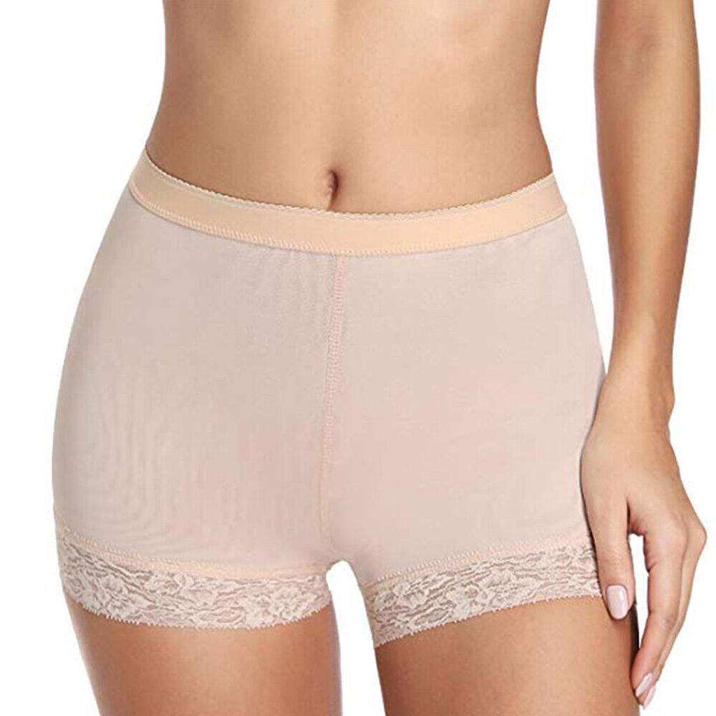 Dame Butt Lifter Truser Polstret Shapewear Sømløs hofteforsterkning Body Shaper Boyshort Fake Buttock Undertøy Pads Shorts