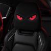 Grappige Cartoon Auto Hoofdsteunhoezen, Universeel Ademend Elastisch Stoel Nekkussen Beschermer, Halloween Spookachtige Auto Interieur Decoratie