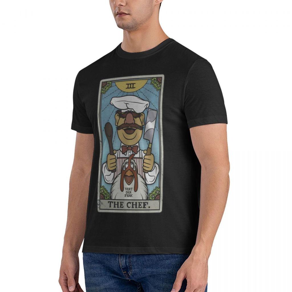 Tričko Švédský kuchař Kuchař Potisk Pánská trička Top Y2k Harajuku Topy Streetová móda