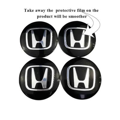60MM Car Wheel Center Hubcaps Sticker Decals for Honda Fit Jazz City Civic Inspire Accord HRV CRV Odyssey Jade Pilot Accessories TP6 Yzpf8