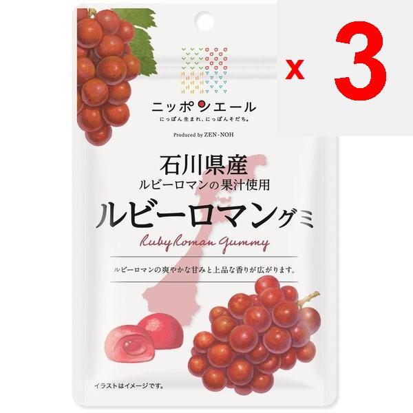 JA Nippon Ale - Ruby Roman Gummi from Ishikawa, Japan - 40gNippon Ale Brand with the Catchphrase Ni Nippon Ale Brand with the Catchphrase Nippon-born,