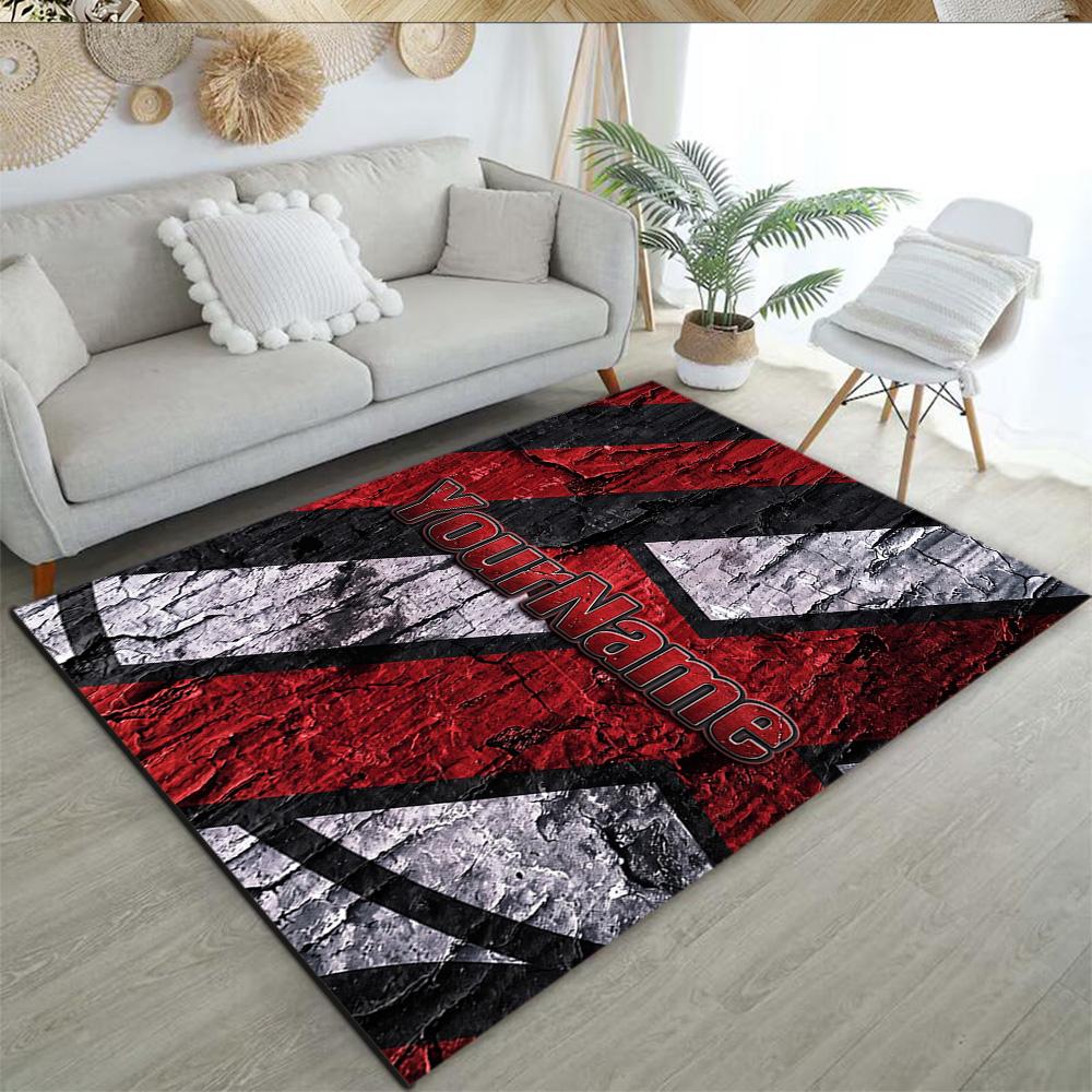 Ac Milan Customize Text Floor Rug Office Rug Suitable for Decorate room Foyer Outdoor Dormitory Anti-slip Rug Decorate Offices