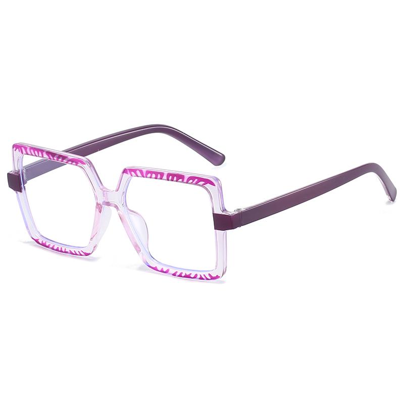 Blaulichtfilterbrille Exquisite Mode Quadratische Brille Damen Herren Retro Luxus Brille Blaulichtblockierend Mann Dame Brille