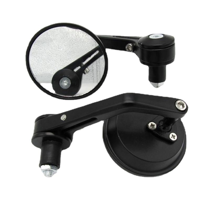 2ks Industrial Grade 7/8" kulaté univerzální zrcátka na konci tyče pro motocykly zadní část motocyklu lehké motorky