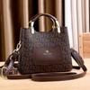 Bag women's bag 2025 new pu versatile large-capacity handbag women's shoulder messenger bag bucket bag women