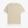 Fred Perry [Sharp] Boucle Jacquard Knit Shirt - Ecru Afpm2417636-560