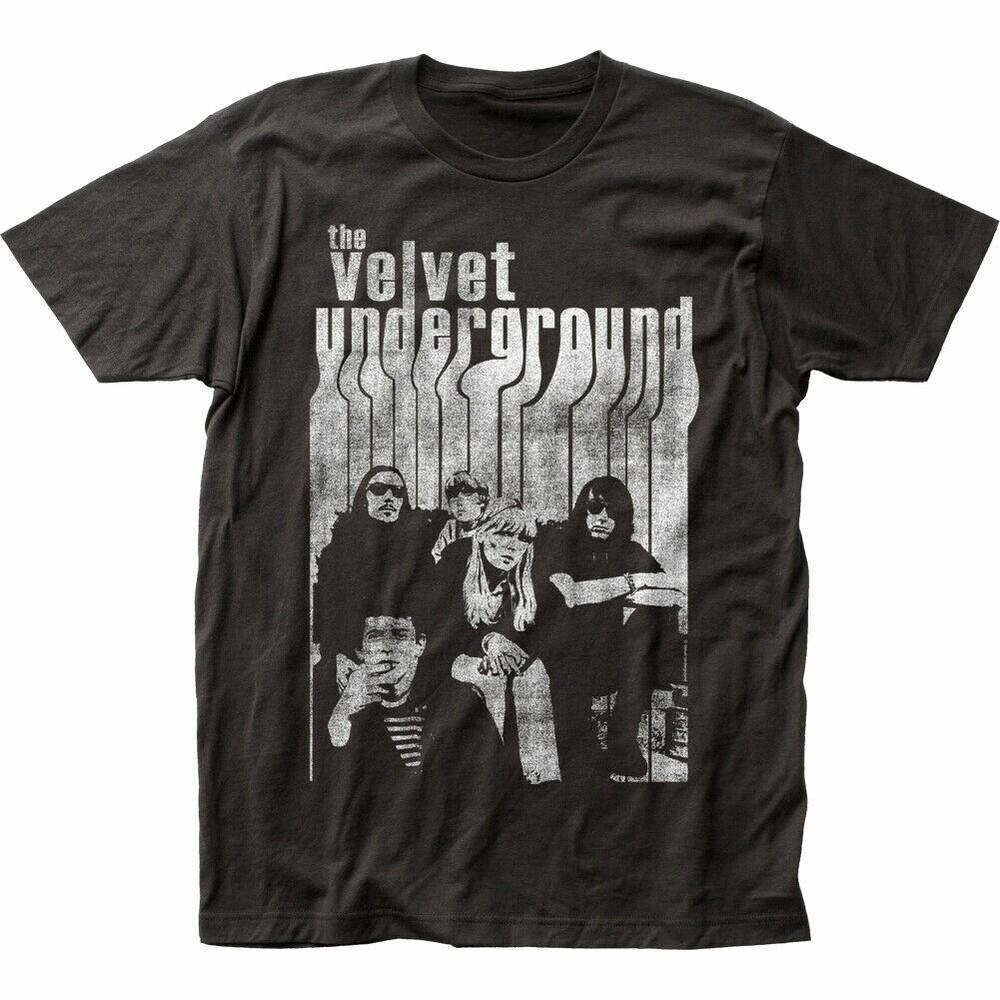 

Мужская футболка с изображением группы Velvet Underground и Нико, лицензированная футболка в стиле Rock N Roll, черная, унисекс S