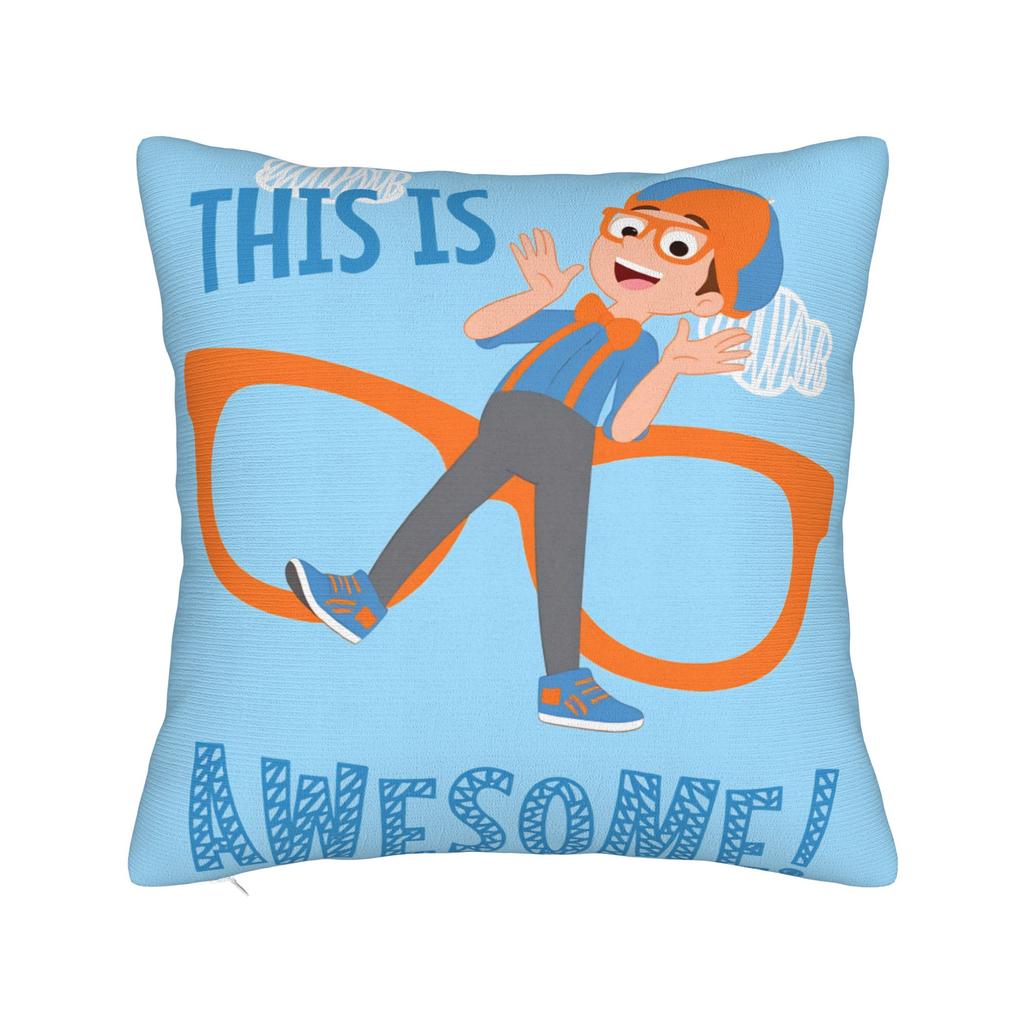 Cartoon B-Blippiing Pillow Case Custom Pillow Cover Kawaii Pillowcases For Sofa Bedroom Home Decor