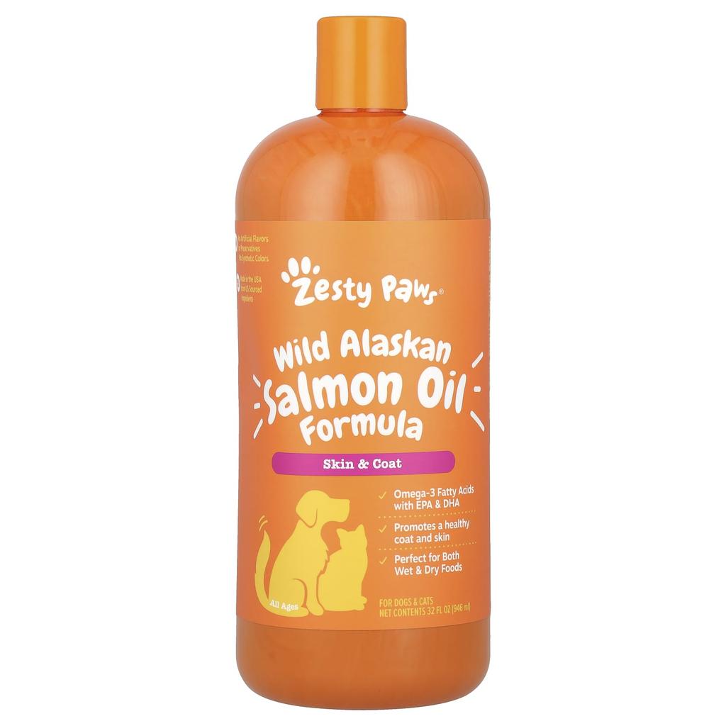 Wild Alaskan Salmon Oil Formula for Dogs and Cats, All Ages, 946 Ml (32 Fl Oz)