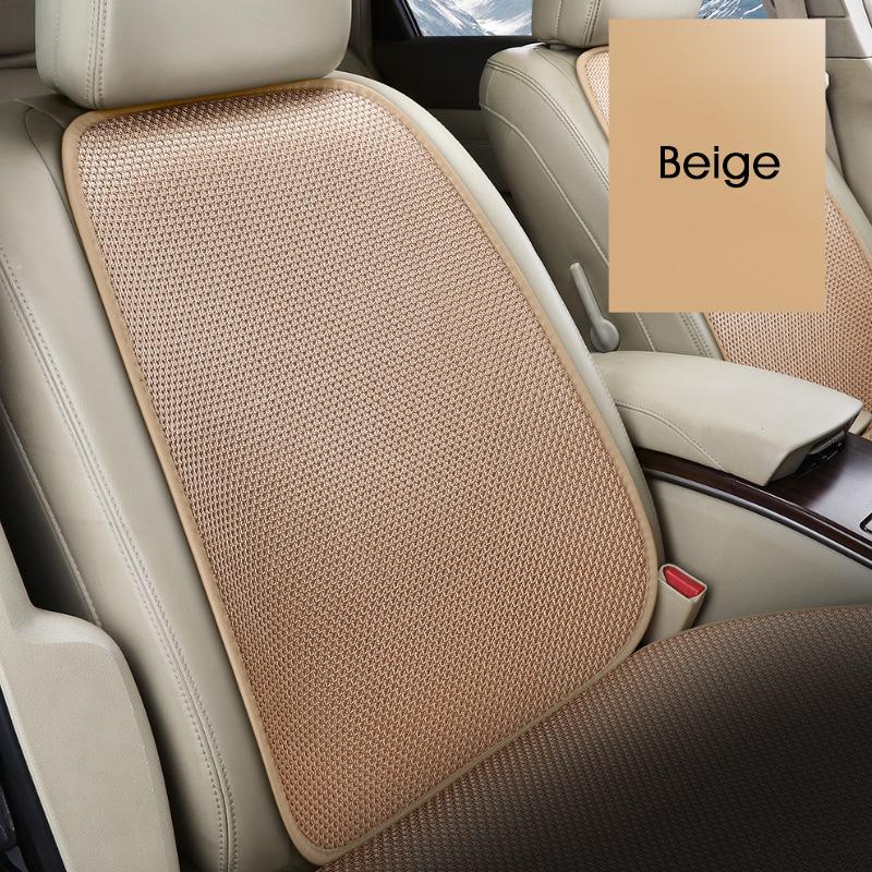 Coprisedile per Auto Estivo Traspirante Seta Ghiacciata Antiscivolo Protezione Sedile Auto Pad Universale per Uomo Donna Accessori Interni Auto