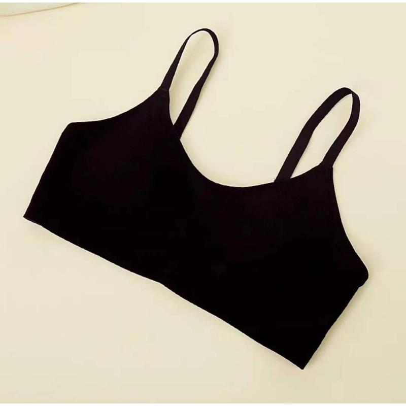 Jelly Strip Thread Comfortable Seamless Steel Rim Sports Underwear Sleeping Girl Bra