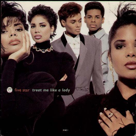 

7inch Record FIVE STAR - Treat Me Like A Lady FIVE1 Epic, Tent 1990 UK Soul/Funk Used
