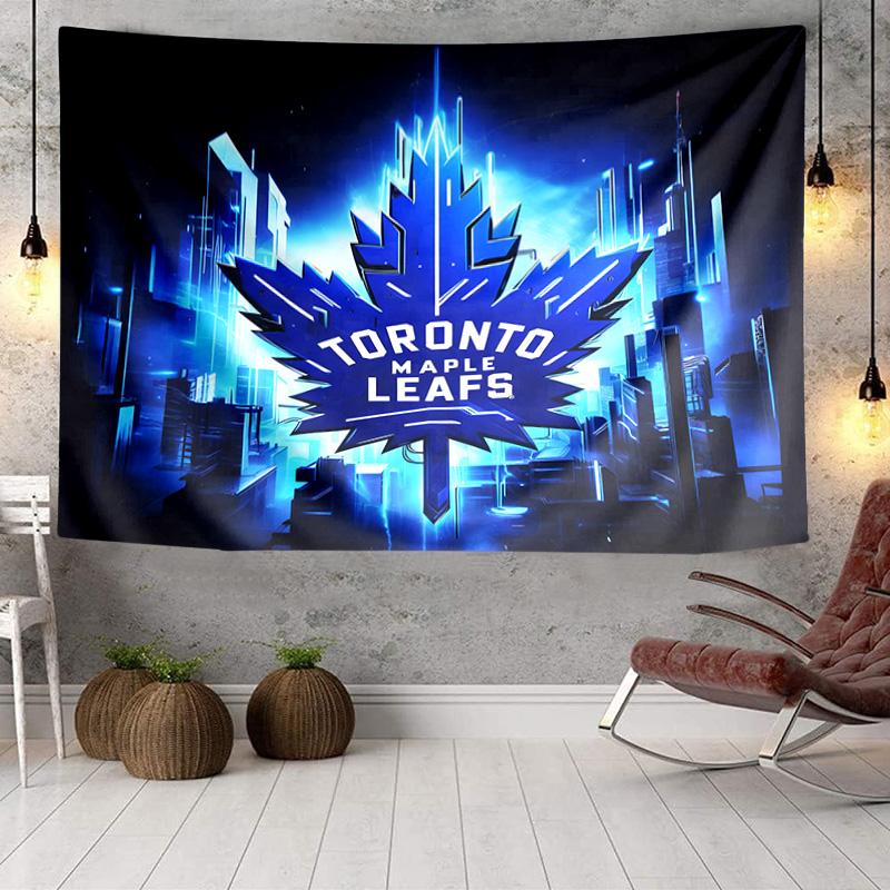 Maple Leafs Printed Tapestry, Wall Hanging,Livingroom, dormitory, Large Wall Decor, Fabric Decor Fan Birthday Gifts