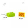 20 Stück Dicke 2x3 DIY Bausteine Figuren Steine Noppen Pädagogisches Plastikspielzeug für Kinder Größe Kompatibel Mit 3002