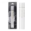 3Pcs White Sketch Charcoal Pencils Set Professional Standard Pencil Drawing Pencils Set For School Tool Painting Art Supplies